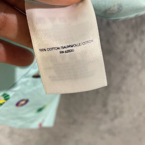 NWOT Lands' End Men's M Button down All over Print Sail Rigger Oxford Shirt - Picture 7 of 9